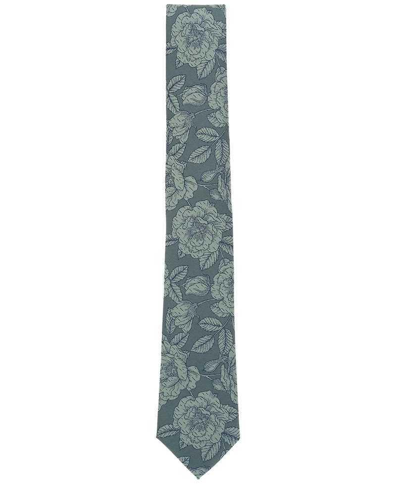Bar Iii Men's Clifton Skinny Floral Tie, Created for Macy's