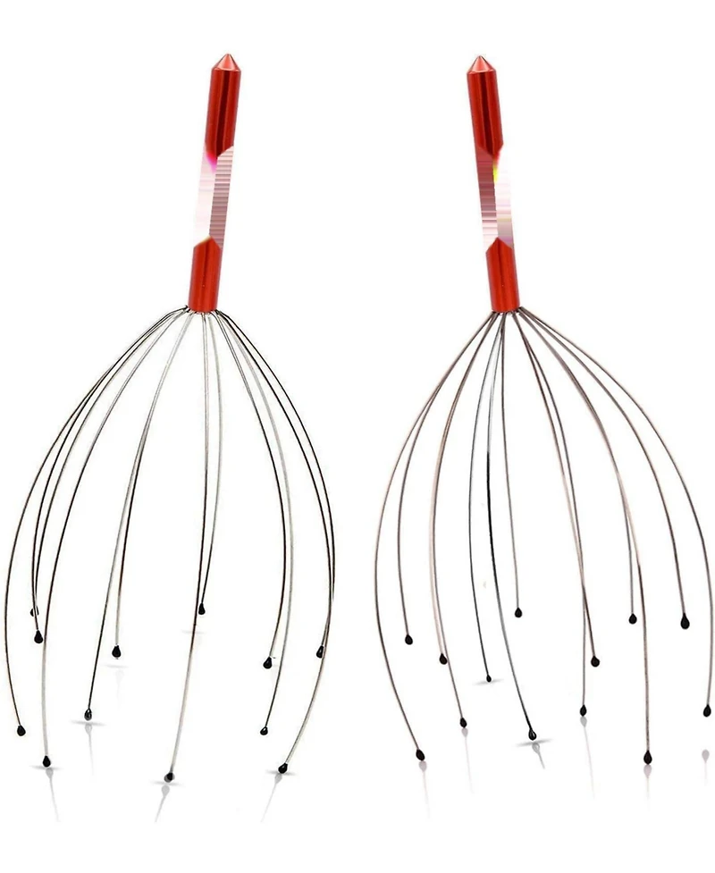 Liba 2-Pack Scalp Massager - Head Hair Scratcher Massage No Painful Scratches, Tangling, or Pulling Wires with Gentle Beads
