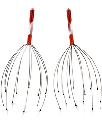 Liba 2-Pack Scalp Massager - Head Hair Scratcher Massage No Painful Scratches, Tangling, or Pulling Wires with Gentle Beads