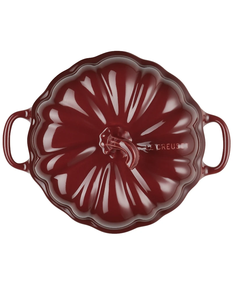 Le Creuset Stoneware Figural 12-Oz. Pumpkin Petite Cocotte