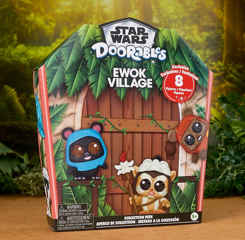 Star Wars Doorables Ewok Village Collection Peek