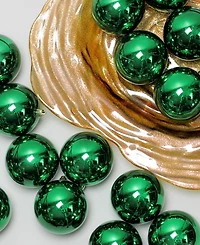 Northlight Green Shatterproof Shiny Christmas Ball Ornaments 3.25-Inch