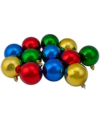 Northlight Shatterproof 2-Finish Christmas Ball Ornaments 2.5-Inch