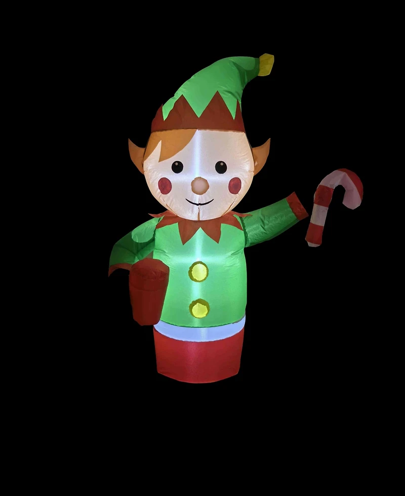 Northlight Inflatable Elf Outdoor Christmas Decoration- 4.25-Inch