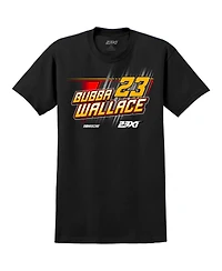 23XI Racing Men's Black Bubba Wallace Car T-Shirt
