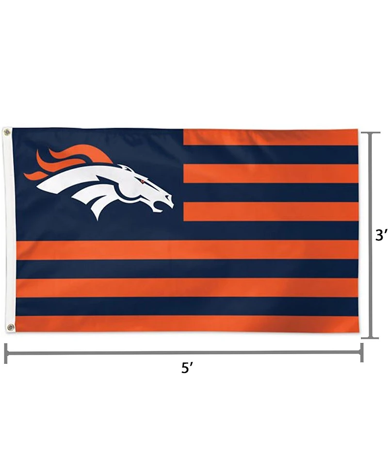 Wincraft Denver Broncos 3' x 5' Americana Stars Stripes Deluxe Flag