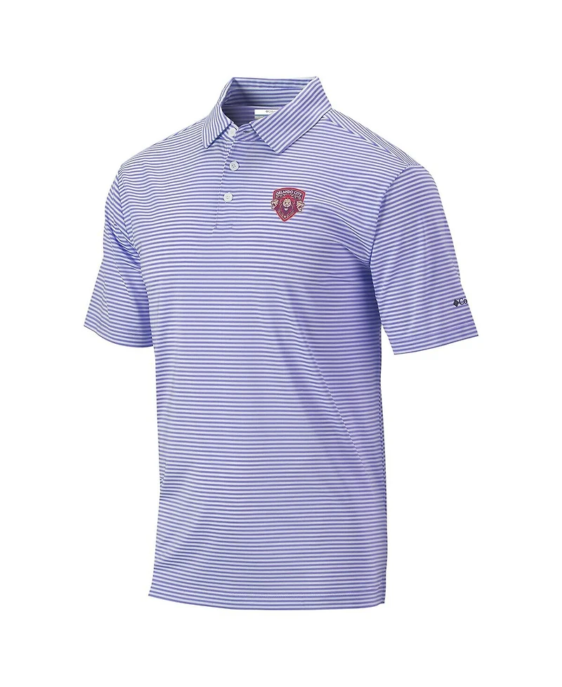 Columbia Men's Purple Orlando City Sc Omni-Wick Club Invite Polo