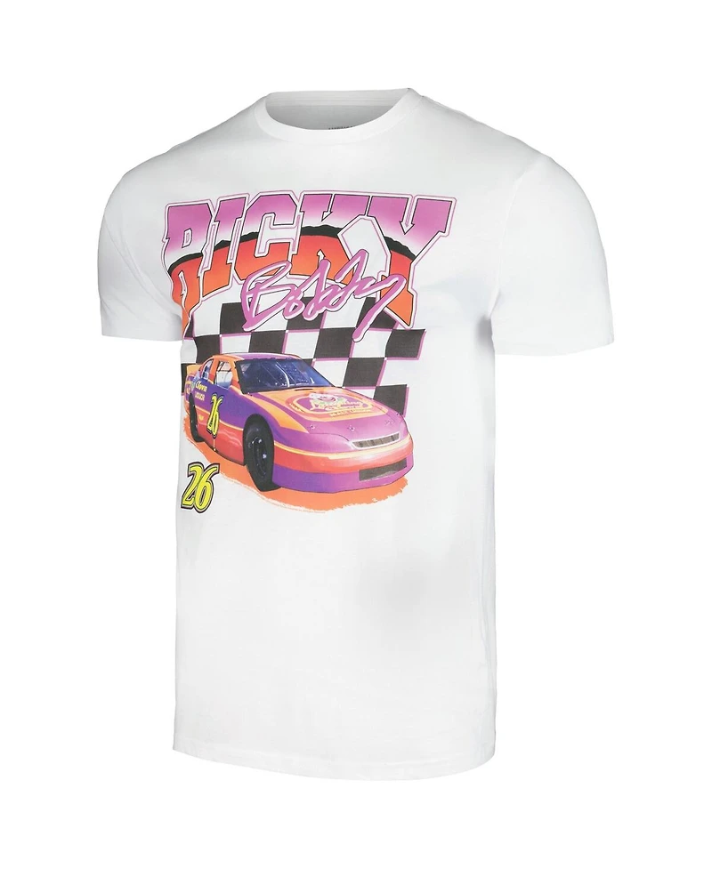 American Classics Men's and Women's White Talladega Nights Ricky Racer Graphic T-Shirt