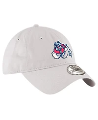 New Era Men's Stone Fresno State Bulldogs Four Paw Dog 9TWENTY Adjustable Hat