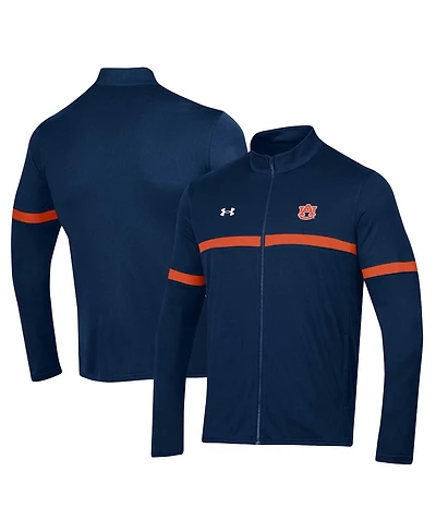 Under Armour Men's Navy Auburn Tigers 2023 Assist Warm Up Full-Zip Jacket
