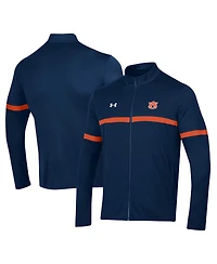 Under Armour Men's Navy Auburn Tigers 2023 Assist Warm Up Full-Zip Jacket