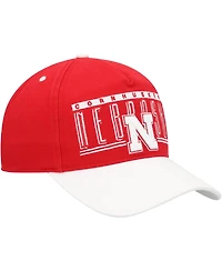 '47 Brand Men's Scarlet Nebraska Huskers Double Header Hitch Adjustable Hat
