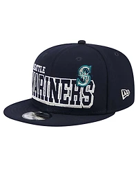 New Era Men's Navy Seattle Mariners Game Day Bold 9FIFTY Snapback Hat