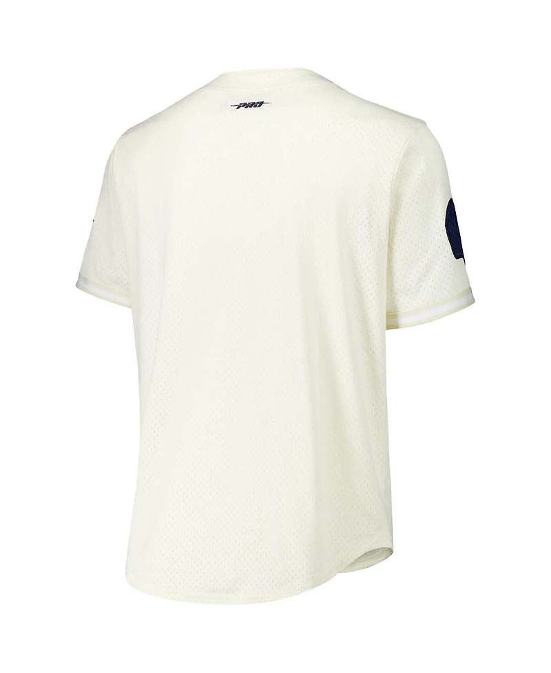 Pro Standard Men's Micah Parsons Cream Dallas Cowboys Name Number Triple Tonal Button-Up Baseball Jersey