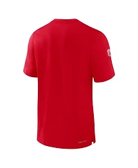 Nike Men's Red Kansas City Chiefs Sideline Player Performance T-Shirt