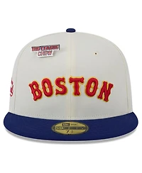 New Era Men's White Boston Red Sox Big League Chew Original 59FIFTY Fitted Hat