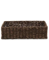 Casafield Bathroom Storage Baskets - Set of 2, Espresso