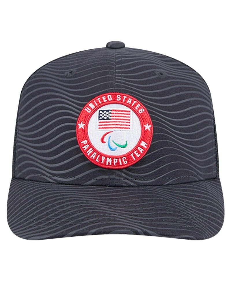 New Era Men's Navy U.s. Paralympics Waves 9SEVENTY Stretch Snap Adjustable Hat