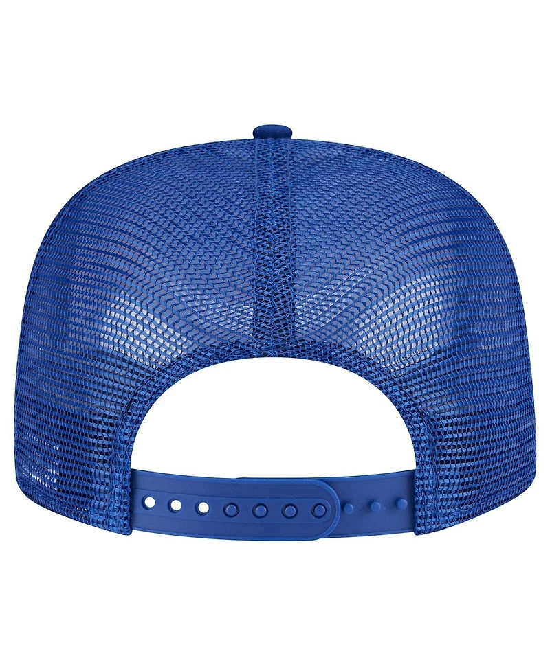 New Era Men's Royal Toronto Blue Jays Seeing Diamonds A-Frame Trucker 9FIFTY Snapback Hat