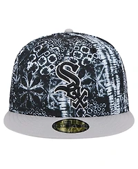 New Era Men's Black Chicago White Sox Sands 59FIFTY Fitted Hat