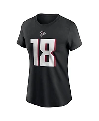 Nike Women's Kirk Cousins Black Atlanta Falcons Player Name Number T-Shirt
