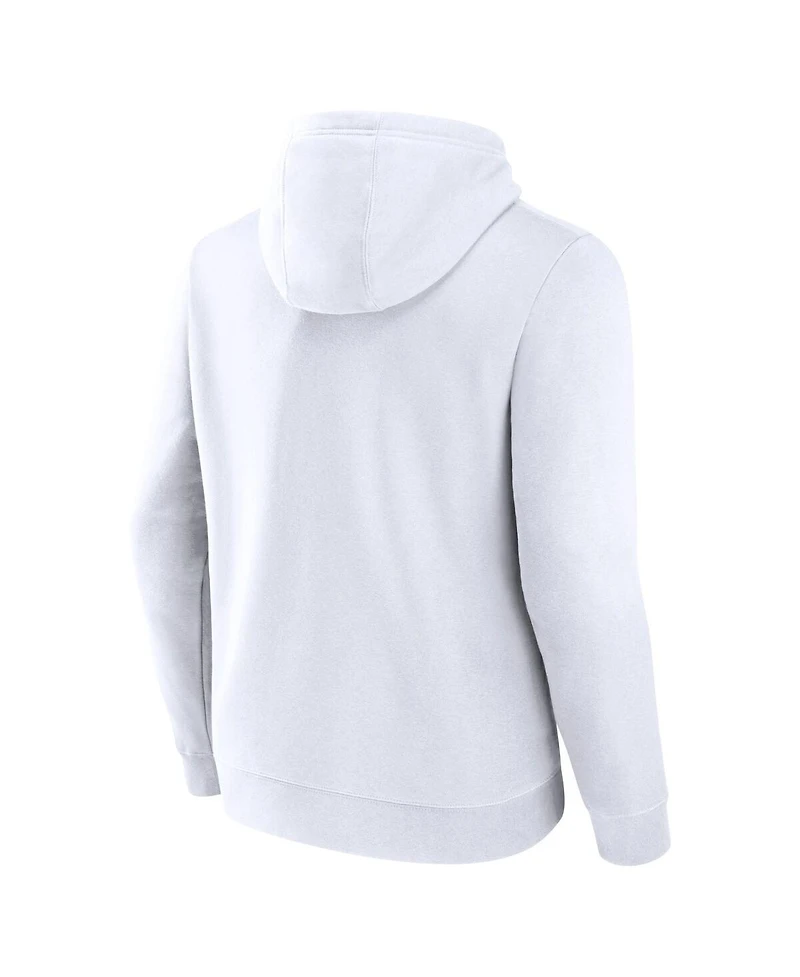 Fanatics Men's White Utah Hockey Club Draft Logo Pullover Hoodie