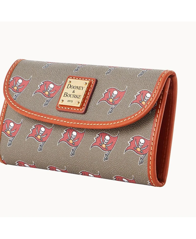 Dooney & Bourke Women's Tampa Bay Buccaneers Team Color Continental Clutch