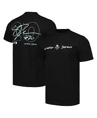 Round21 Men's and Women's Sabrina Ionescu Black New York Liberty Player Signature Name Number T-Shirt