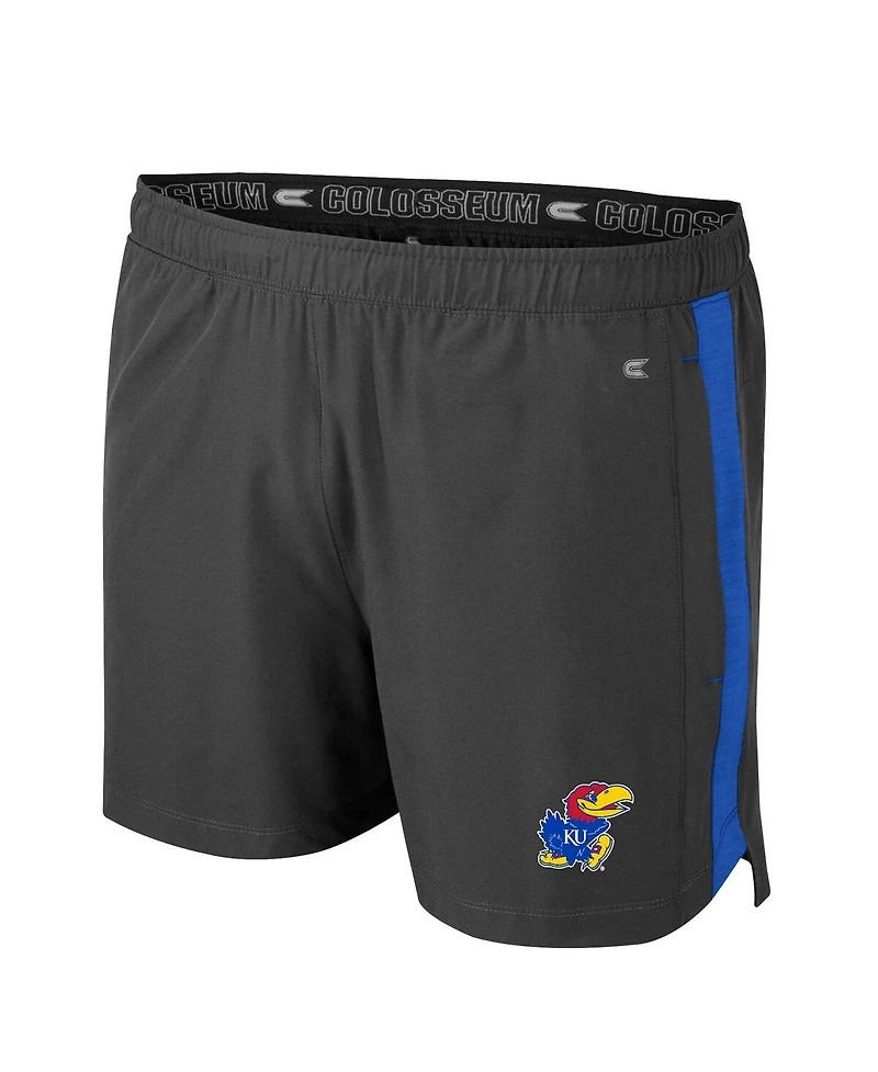 Colosseum Men's Charcoal Kansas Jayhawks Langmore Shorts