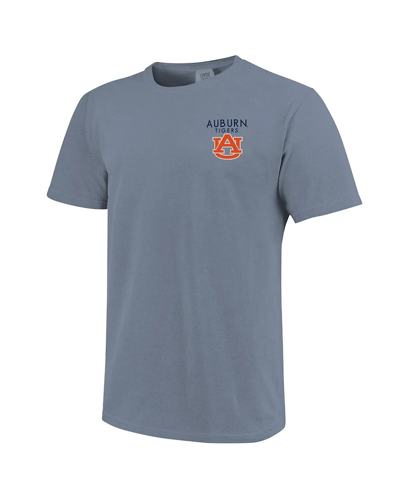 Image One Men's and Women's Light Blue Auburn Tigers Scenic Comfort Colors T-Shirt