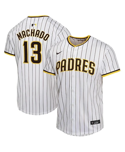Nike Big Boys and Girls Manny Machado White San Diego Padres Home Game Player Jersey