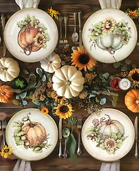 Certified International Autumn Breeze Soup Bowls, Set of 4