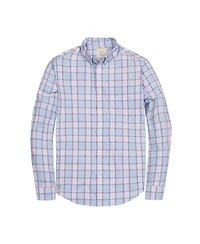 Hope & Henry Men's Organic Long Sleeve Stretch Poplin Button Down Shirt