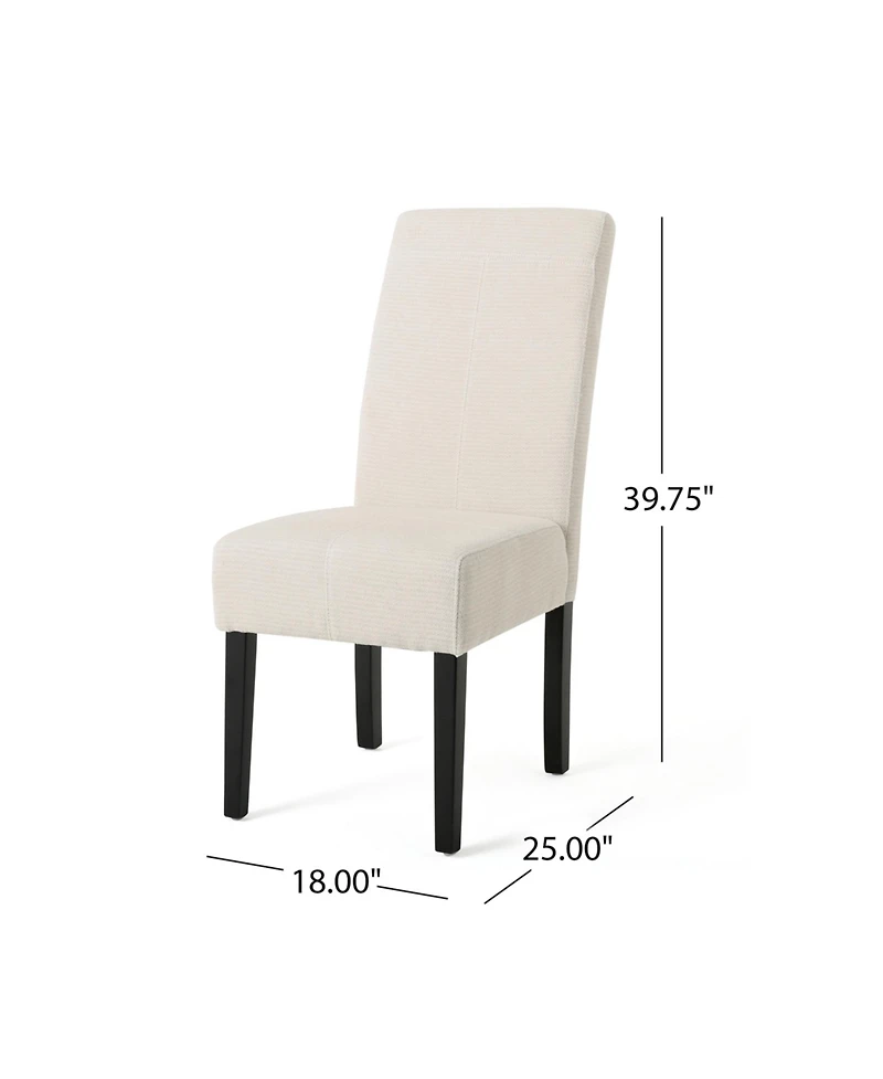 Simplie Fun Dining Chairs (Set Of 2): Contemporary, T-Stitch Design, Comfortable