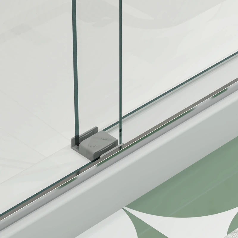 Streamdale 5/16" Bypass Shower Door, Polished Chrome, 56"-60"x74