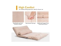 Slickblue 6-Position Adjustable Sleeper Lounge Couch with 2 Pillows