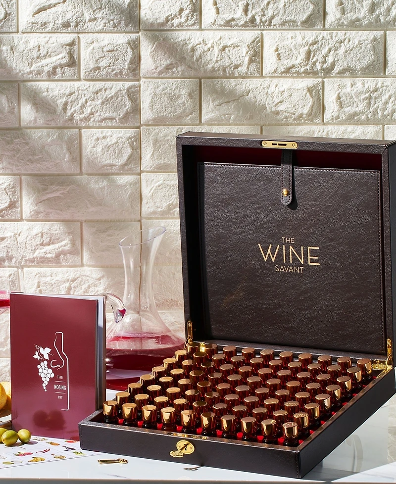The Wine Savant Wine Aroma Kit Tasting Smelling 80 Aromas Set