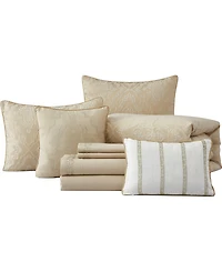Stratford Park Sheridan Damask 10-Pc. Comforter Set, California King