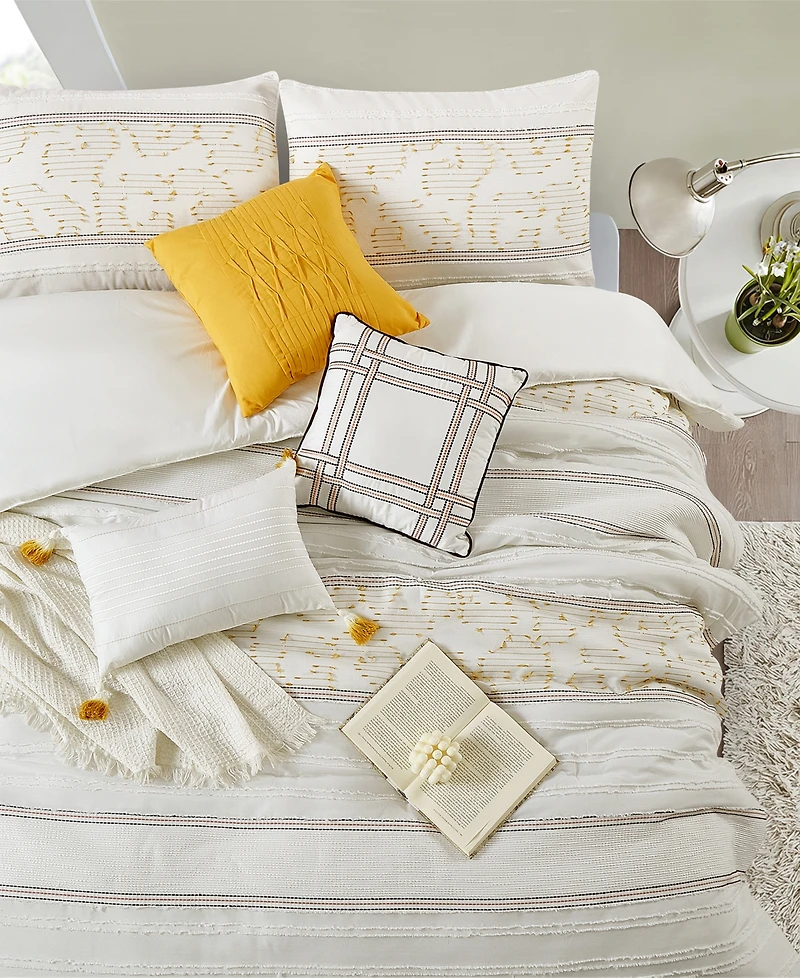 Stratford Park Ferdinico Stripe 7-Pc. Comforter Set, California King