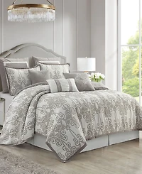 Stratford Park Dilona Scroll 9-Pc. Comforter Set, King