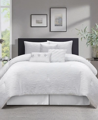 Stratford Park Slavia Leaves 7-Pc. Comforter Set, California King