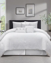 Stratford Park Slavia Leaves 7-Pc. Comforter Set, California King