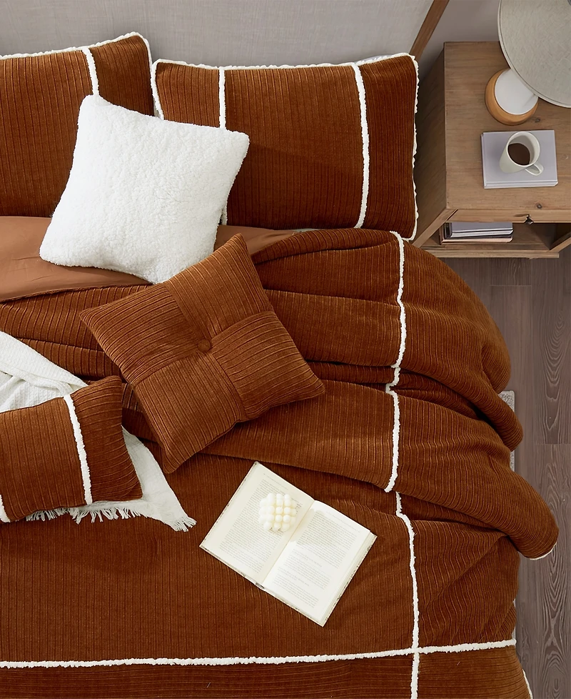 Stratford Park Arvada Solid Cabin Style 7-Pc. Comforter Set