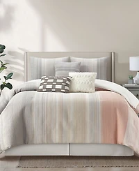 Stratford Park Cosette Stripe 7-Pc. Comforter Set, California King