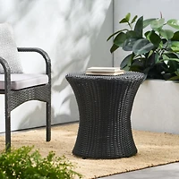 Streamdale Compact Hourglass Side Table For Indoor/Outdoor Use