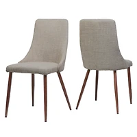 Streamdale Sabina Mid Century Dining Chairs (Set Of 2)