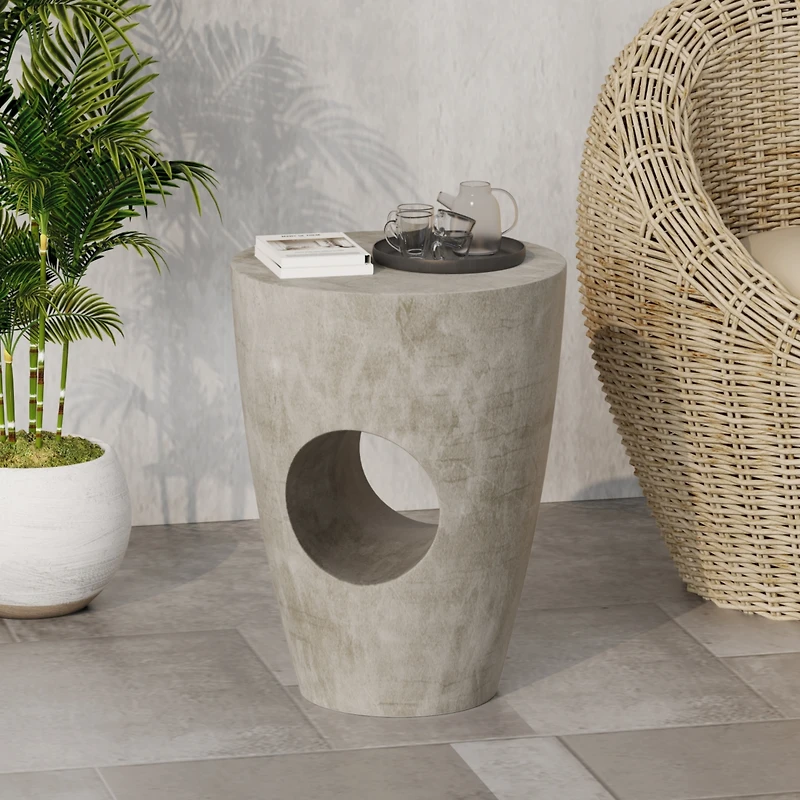 Streamdale Sirius Outdoor Concrete Side Table