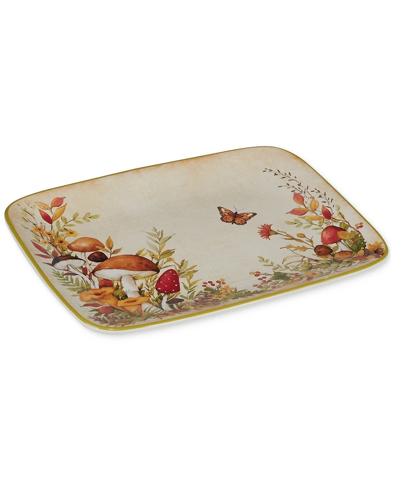 Certified International Woodland Critters Rectangular Platter