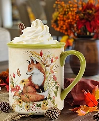 Certified International Woodland Critters Mugs, Set of 4