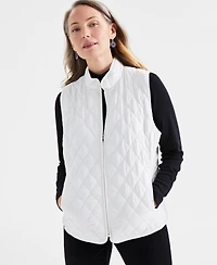Style & Co Petite Quilted Vest, Created for Macy's